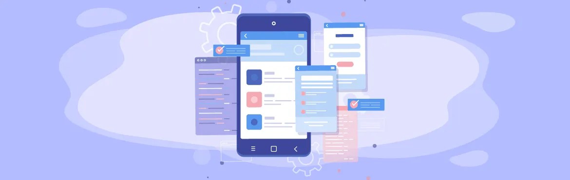 Illustration d’un smartphone avec plusieurs icônes de services dans une seule application.